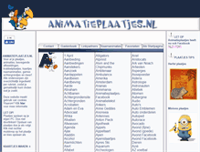 Tablet Screenshot of animatieplaatjes.nl